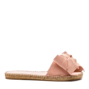 Zdjęcie produktu Espadryle Manebi Sandals With Bow W 1.4 J0 Pastel Rose Suede
