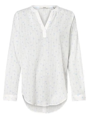 Zdjęcie produktu Esprit Casual Bluzka damska Kobiety Bawełna biały|niebieski wzorzysty,
