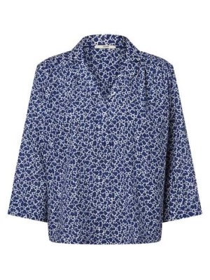 Zdjęcie produktu Esprit Casual Bluzka damska Kobiety Bawełna niebieski wzorzysty,