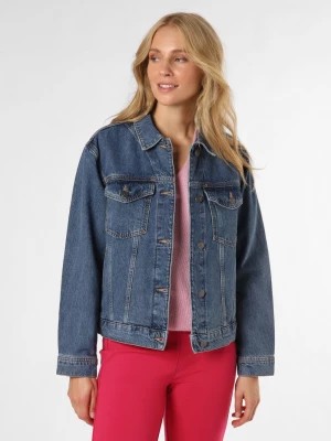 Zdjęcie produktu Esprit Casual Damska kurtka jeansowa Kobiety Bawełna niebieski jednolity,