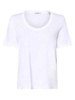 Zdjęcie produktu Esprit Casual T-shirt damski Kobiety Bawełna biały jednolity,