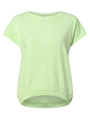 Zdjęcie produktu Esprit Casual T-shirt damski Kobiety Bawełna zielony jednolity,