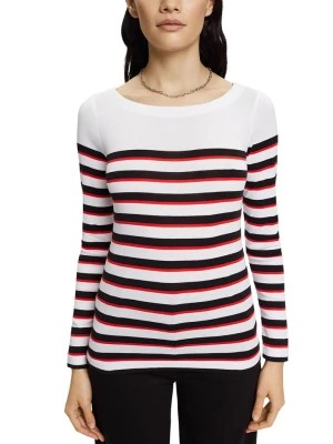 Zdjęcie produktu ESPRIT Koszulka w kolorze biało-czarno-czerwonym rozmiar: S