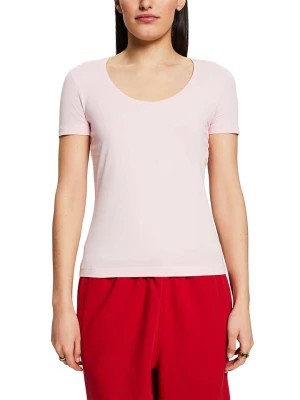 Zdjęcie produktu ESPRIT Koszulka w kolorze jasnoróżowym rozmiar: S