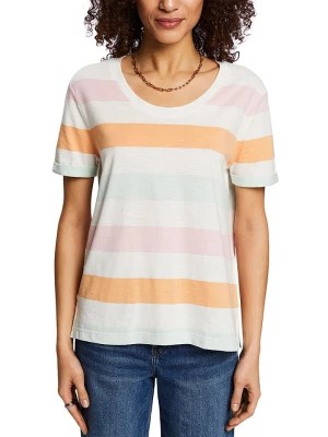 Zdjęcie produktu ESPRIT Koszulka w kolorze kremowym ze wzorem rozmiar: XXL