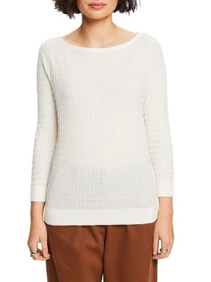 Zdjęcie produktu ESPRIT Sweter w kolorze białym rozmiar: M