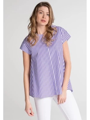 Zdjęcie produktu Eterna Bluzka w kolorze fioletowo-białym rozmiar: 34