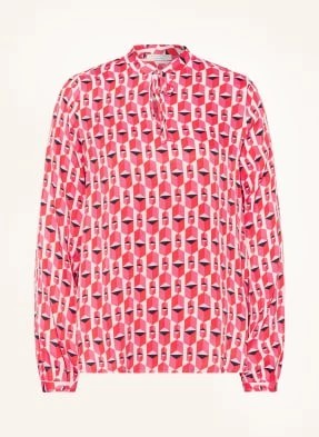Zdjęcie produktu Eterna Bluzka Z Wiązaniem Pod Szyją Z Satyny rosa