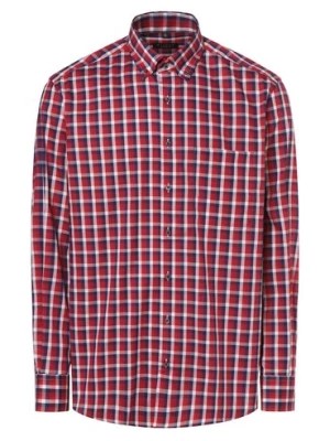 Zdjęcie produktu Eterna Comfort Fit Koszula męska Mężczyźni Comfort Fit Bawełna czerwony w kratkę,