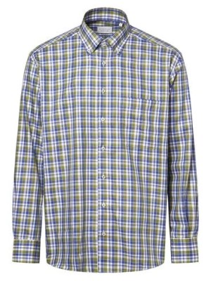 Zdjęcie produktu Eterna Comfort Fit Koszula męska Mężczyźni Comfort Fit Bawełna zielony|niebieski|biały w kratkę,