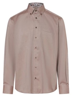 Zdjęcie produktu Eterna Comfort Fit Koszula męska - non-iron Mężczyźni Comfort Fit Bawełna beżowy jednolity,