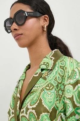 Zdjęcie produktu Etro okulary przeciwsłoneczne damskie kolor czarny ETRO 0009/S