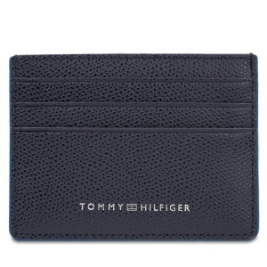 Zdjęcie produktu Etui na karty kredytowe Tommy Hilfiger Th Struc Leather Cc Holder AM0AM11606 Space Blue DW6