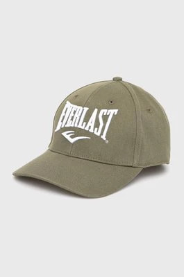 Zdjęcie produktu Everlast czapka bawełniana kolor zielony z aplikacją