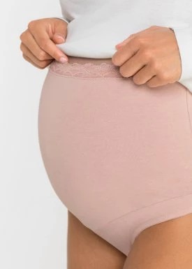 Zdjęcie produktu Figi ciążowe (2 pary), bawełna organiczna bonprix