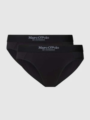Zdjęcie produktu Figi z elastycznym paskiem z logo model ‘Iconic’ Marc O'Polo