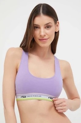 Zdjęcie produktu Fila biustonosz sportowy kolor fioletowy