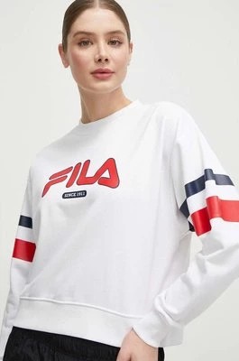 Zdjęcie produktu Fila bluza Latur damska kolor biały z nadrukiem FAW0742