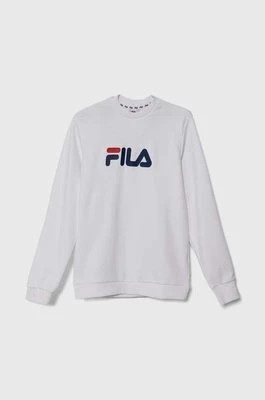 Zdjęcie produktu Fila bluza dziecięca kolor biały z nadrukiem