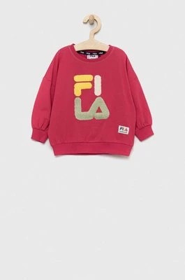 Zdjęcie produktu Fila bluza dziecięca kolor różowy z aplikacją