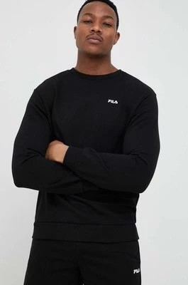 Zdjęcie produktu Fila bluza Brustem męska kolor czarny gładka FAM0343