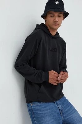Zdjęcie produktu Fila bluza męska kolor czarny z kapturem z aplikacją
