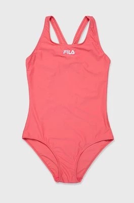 Zdjęcie produktu Fila jednoczęściowy strój kąpielowy dziecięcy kolor różowy
