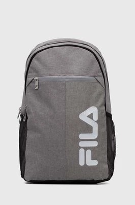 Zdjęcie produktu Fila plecak Folsom kolor szary duży z nadrukiem FBU0127