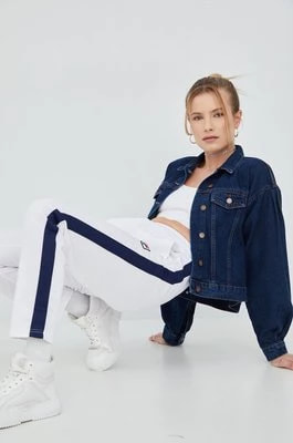 Zdjęcie produktu Fila spodnie dresowe damskie kolor biały wzorzyste