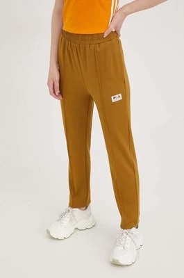 Zdjęcie produktu Fila spodnie dresowe damskie kolor brązowy