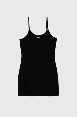 Zdjęcie produktu Fila sukienka dziecięca LANGENBORN kolor czarny mini prosta