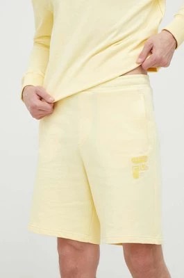 Zdjęcie produktu Fila szorty bawełniane kolor żółty