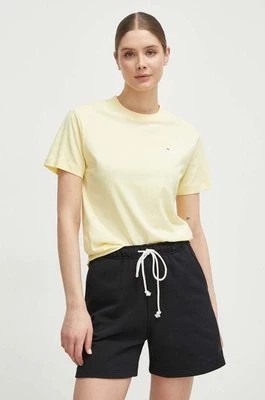 Zdjęcie produktu Fila t-shirt bawełniany Biendorf kolor żółty FAW0452