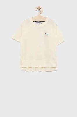 Zdjęcie produktu Fila t-shirt dziecięcy kolor beżowy
