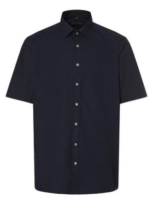 Zdjęcie produktu Finshley & Harding Koszula męska - Łatwe prasowanie Mężczyźni Modern Fit Bawełna niebieski w kropki,