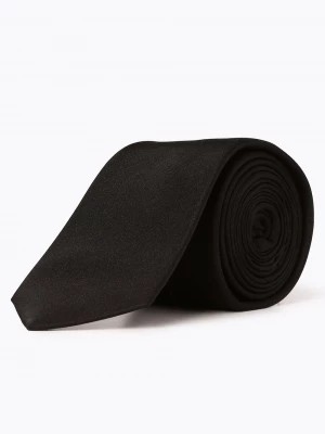 Zdjęcie produktu Finshley & Harding Krawat jedwabny męski Mężczyźni Jedwab czarny jednolity,