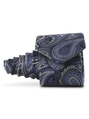 Zdjęcie produktu Finshley & Harding Krawat jedwabny męski Mężczyźni Jedwab niebieski wzorzysty,