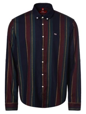 Zdjęcie produktu Finshley & Harding London Koszula męska Mężczyźni Comfort Fit Bawełna czerwony|niebieski|zielony w kratkę,