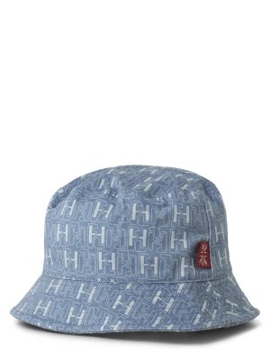 Zdjęcie produktu Finshley & Harding London Męska czapka z daszkiem Mężczyźni Bawełna niebieski wzorzysty,