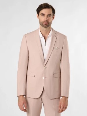 Zdjęcie produktu Finshley & Harding London Męska kurtka modułowa - Brixdon Mężczyźni Slim Fit Sztuczne włókno różowy marmurkowy,