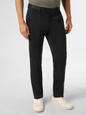Zdjęcie produktu Finshley & Harding London Męskie spodnie od garnituru modułowego Mężczyźni Slim Fit niebieski w kratkę,