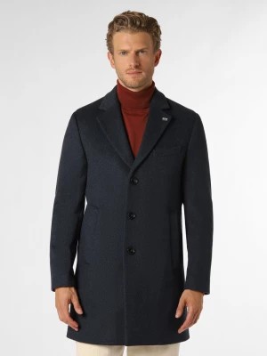 Zdjęcie produktu Finshley & Harding London Płaszcz męski Mężczyźni niebieski marmurkowy,