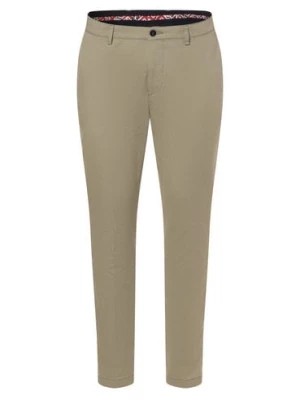Zdjęcie produktu Finshley & Harding London Spodnie - Kyle-34-SL74 Mężczyźni Bawełna zielony jednolity,