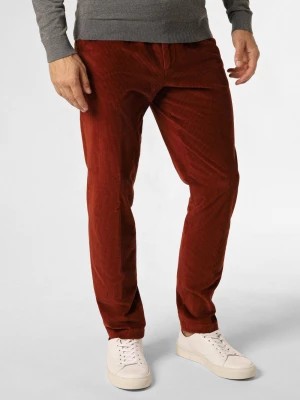 Zdjęcie produktu Finshley & Harding London Spodnie Mężczyźni Bawełna czerwony jednolity,