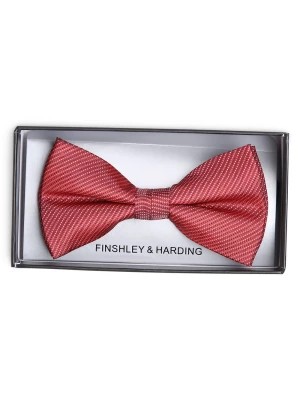 Zdjęcie produktu Finshley & Harding Męska muszka jedwabna Mężczyźni Jedwab czerwony wzorzysty,