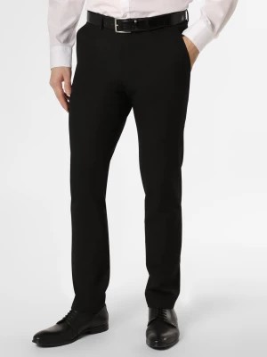 Zdjęcie produktu Finshley & Harding Męskie spodnie od garnituru modułowego Mężczyźni Slim Fit czarny jednolity,