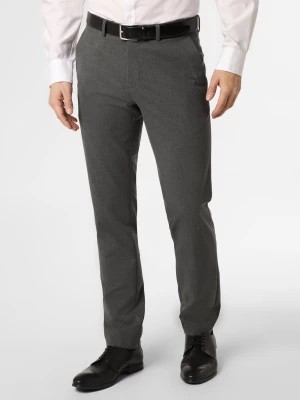 Zdjęcie produktu Finshley & Harding Męskie spodnie od garnituru modułowego Mężczyźni Slim Fit szary marmurkowy,