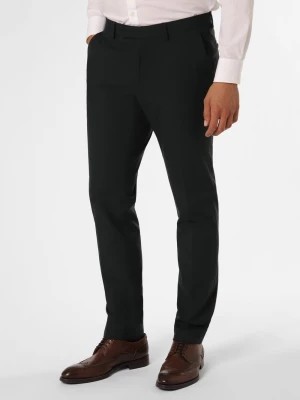 Zdjęcie produktu Finshley & Harding Męskie spodnie od garnituru modułowego Mężczyźni Slim Fit zielony jednolity,