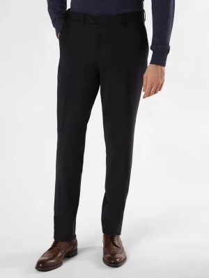 Zdjęcie produktu Finshley & Harding Spodnie - Carter Mężczyźni Regular Fit Wełna niebieski jednolity,