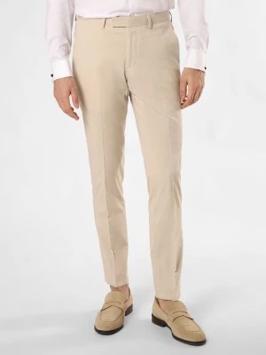 Zdjęcie produktu Finshley & Harding Spodnie - Kalifornia Mężczyźni Slim Fit beżowy marmurkowy,